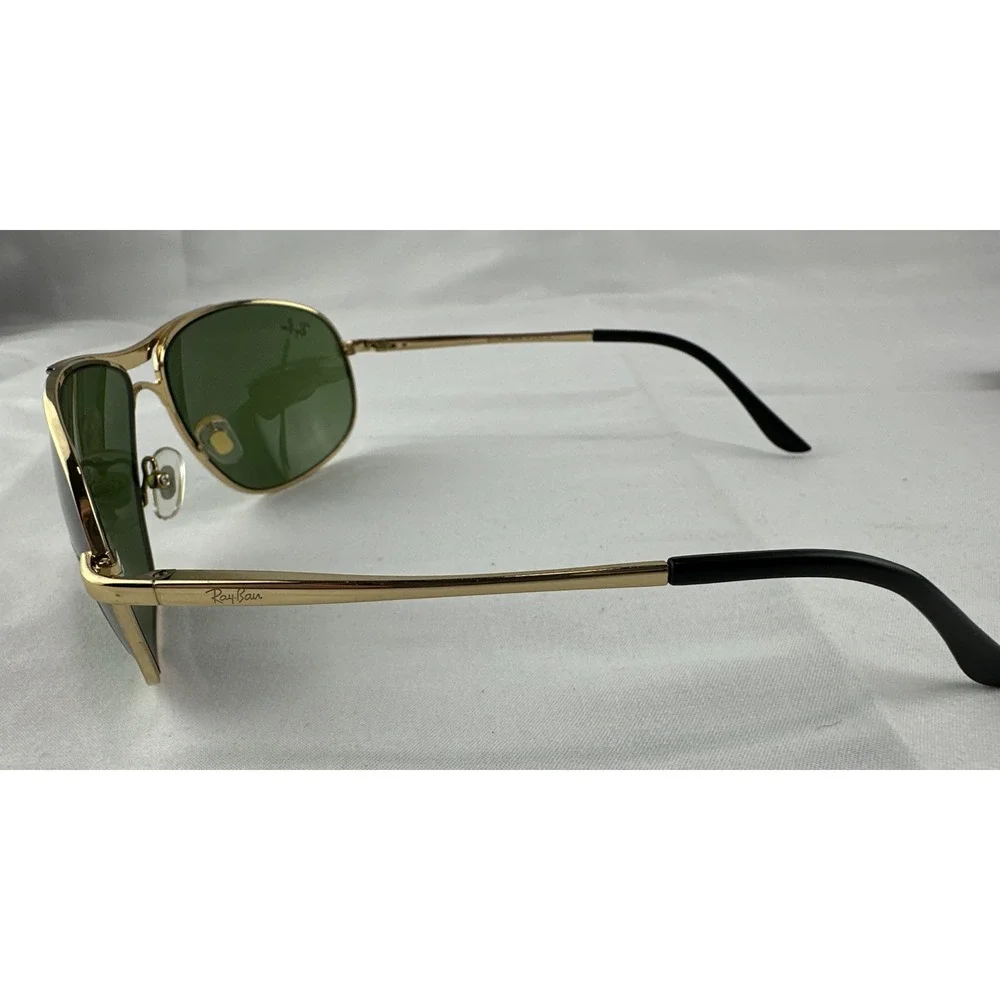 Ray Ban Gold RB8022 65-13-128 Pilot‎ Aviator Driving Sunglasses Italy
